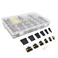 Pikkukuva 8 / 10: 1004 PCS Automotive Connector Vedenpitävä johdinpistoke uros- ja naarasliittimen 1-6-nastainen sarja
