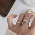 Miniatyrbillede 1 af 5: Ringperler S925 Sølv modesmykker Ac5307 Single