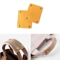 Miniatyrbillede 4 af 5: Strop-resistente læder puder Anti-kvæle design Brown 1 pcs