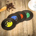 Pikkukuva 4 / 5: 5kpl Retro-cd-design liukastumisenesto PVC-juomaalustan kuppi kahvimatto tabletti
