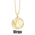 Pikkukuva 1 / 5: Kaulakoru Vintage Zircon Constellation muotikorut Ac8505 Virgo