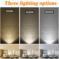 Miniatyrbillede 5 af 5: Tri-farvet dæmpning 3W sort åbent hul 6,5-7,5cm 6stk sort spotlight led downlight velegnet til stue, entre, bat