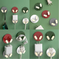 Miniatyrbillede 4 af 4: Kroge, stikledningskrog, krog til nøgler, håndklæde, køkkenredskaber mix colors