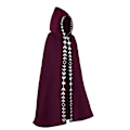 Miniatyrbillede 4 af 5: Heksekostume Gothic Reaper Hættekappe Farve2 4XL