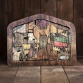 Miniatyrbild 4 av 5: Julkrubba Pussel Trästaty Set Baby Jesus Crib minifigurer