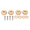 RC Hex Adapter Messing Robust Slitesterk Elegant Design Enkel Installasjon Aksial 10mm Forlengelse