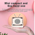 Pikkukuva 3 / 5: Retro Bluetooth Speaker Mini Card Wireless Subwoofer Pink,