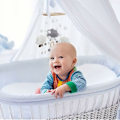 Miniatyrbillede 3 af 4: Crib Mobile Wind Chime Safety Crib Mobile Pendant Wind Chime grå
