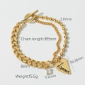 Miniatyrbillede 1 af 5: Armbånd Firkantet Daily Outfit Metallic Element B1508
