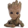 Miniatyrbillede 1 af 5: Baby Groot blomsterpotte - figur til planter og kuglepenne - perfekt som gave