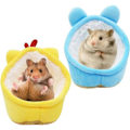Miniatyrbillede 1 af 5: Vinter Bomuldsrede Hus til Dværg Hamster Sød Mus Varm Pet Hamster Sengesofa Nest Mini Blød Seng til Hamster Guinea Pi