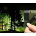 Miniatyrbild 3 av 5: Soldriven bärbar LED-ficklampa med Dynamo-vev för camping, bergsklättring och tält