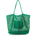 Pikkukuva 1 / 5: Mesh Beach Tote naisten olkalaukku A916-624 Green
