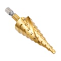 Miniatyrbild 1 av 5: 3 st Spiral Hex Spline Steg Borr + Center Punch Set Hex Spiral Spline Steg Borr + Center Punch Set för Tool Ro