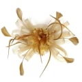 Miniatyrbild 1 av 5: Mesh Top Hat Håraccessoar, Guld