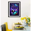 Pikkukuva 2 / 4: 5D DIY Space Fox diamond painting (30*40cm)