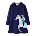 Pikkukuva 1 / 4: Tytöt&#39; Mekko Brodeerattu Unicorn Horse -prinsessamekko