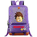 Miniatyrbillede 1 af 5: Virtual World Roblox Rygsæk Computertaske Student Skoletaske-farve-11 color-11