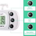 Pikkukuva 4 / 5: Pack vedenpitävä digitaalinen jääkaapin lämpömittari, suuri LCD, pakastinhuoneen lämpömittari magneettisella taustalla, ei röyhelöitä helposti