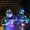 Miniatyrbild 1 av 5: 6-pack klara LED julkulor hängande prydnader för julgran, bröllopsfest, juldekorationer
