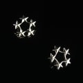 Miniatyrbild 5 av 5: 2st Generic Herr Ww2 A Pair Of Us Army Officer 5 Star General Rank Badges Pin Silver