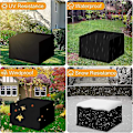Miniatyrbild 4 av 4: Cube Trädgårdsmöbelöverdrag, utomhusbordsöverdrag Vattentäta, kraftiga uteplatsdukar för trädgårdsmöbler