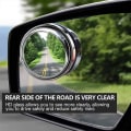 Miniatyrbillede 3 af 4: 2 stk Bil 360 grader stort synsfelt rundt spejl