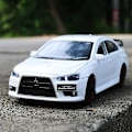 Miniatyrbillede 2 af 5: 1:32 Mitsubishi Lancer Evo X 10 Aloy Bilmodel Diecast Metal Legetøj Køretøjer Bilmodel Simulering Lyd Light Collection Børnegave