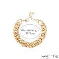 Miniatyrbild 1 av 5: Armband Vintage guld färg mode smycken B2406 S2009-01