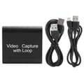 Med Loop Out HDMI Video Capture Krypteringsdongel USB 2.0 4K 1080P
