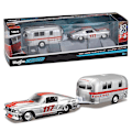 Pikkukuva 1 / 5: Maisto 1:64 Taso 2019 Ford Gt Heritage Edition Kuljetus painevaluautomallikokoelma Lahjalelupojat