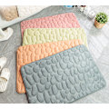 Miniatyrbild 3 av 4: Memory Foam halkfri badmatta, maskintvättbar absorberande badmatta, duschmatta för badrum, 50 x 80 cm, svart