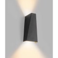 Miniatyrbillede 1 af 5: Sort varmt hvidt lys 10w moderne minimalistisk LED soveværelse sengekant stue væglampe kreativ dobbelt pandelampe, for in