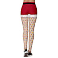 Miniatyrbillede 2 af 3: Jule leggings til kvinders yogabukser Mesh M