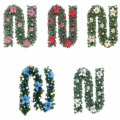 Miniatyrbild 2 av 5: Julgransgirland, Inomhus utomhusjulgransgirland, med LED-guld LED Julgransgren-girland