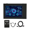Datorns temperaturmonitor 3,5 tums IPS-temaredigerare dimbar roterbar PC CPU-datamonitor för GPU RAM Tid Väder