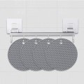Miniatyrbillede 3 af 5: STK Silikone bordskivemåtte, rund silikone honeycomb isoleringsmåtte Skridsikre varmebestandige varmepuder til hjemmebrug