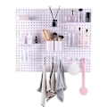 Miniatyrbillede 4 af 5: Wall Control Pegboard Rack Horisontal Pegboard - Let at installere Peg Boards S White