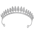 Miniatyrbild 1 av 5: Rhinestones Crown Pannband Handgjord glittrig brudhårbåge Princess Huvudbonad Håraccessoarer