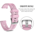 Miniatyrbillede 3 af 5: Rem til Garmin Vivomove HR / Vivoactive 3 / Vivoactive 3 Music / Forerunner 245/645 Music, 20 mm Premium Silikone QuickFit-stropper, flere farver (P