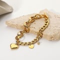 Miniatyrbillede 3 af 5: Armbånd Heart Daily Outfit Metallic Element B1390
