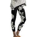 Miniatyrbild 1 av 2: Casual Yoga Thermal Leggings för kvinnor Dark Grey S