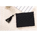 Miniatyrbillede 3 af 4: Summer Beach stråtaske til kvinder Small Crossbody Top Håndtag Skulder Håndtaske Mini Håndvævet Rattan Clutch Pung A916-1129 C