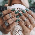 Miniatyrbild 3 av 5: 10st Kvinnor Totem Fjäder Finger Midi Knuckle Rings Set Bohemian Smycken Present