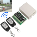 Miniatyrbild 1 av 5: relä Rf Trådlös Fjärrkontroll Switch 2 Sändare + Mottagare