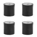 4:e generationens vibrationsdämpande gummifästen Isolator DE10x10 M4