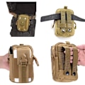 Pikkukuva 5 / 5: Molle Pouch Edc Compact Utility Pouches Tactical Multipurpose Gadget Pouch Vyötärötyökalu Vyötärölaukku karabiinilla D