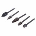 Pikkukuva 5 / 5: 10-pakkaus 1/8" kahvan puunhionta Rasp- set