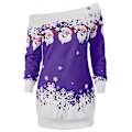 Pikkukuva 1 / 5: Pitkähihainen Santa One Olkapaita, violetti, koko XL