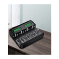 Miniatyrbild 4 av 5: Universal batteriladdare, 8-fack batteriladdare, lämplig för AA/AAA/C/D Ni-MH/Ni-Cd uppladdningsbara batterier